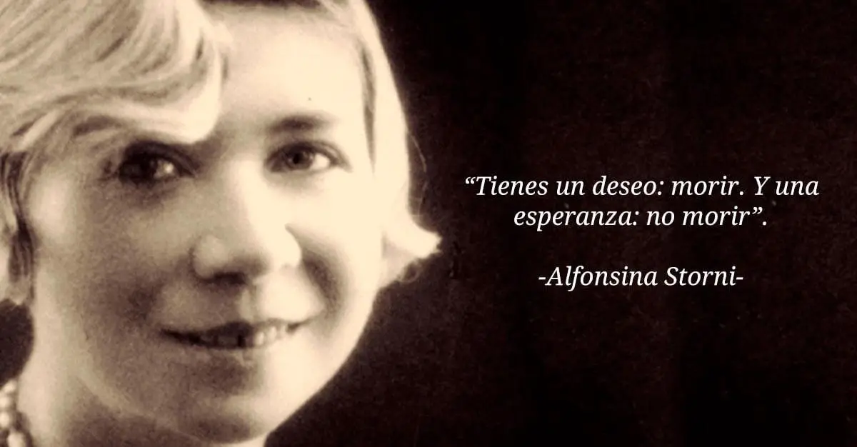 Frases y pensamientos de la poeta Alfonsina Storni