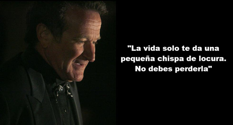 Frase de Robin Williams sobre la locura