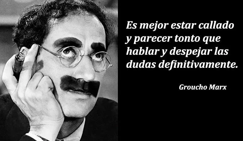 Frases cargadas de ironía de Groucho Marx